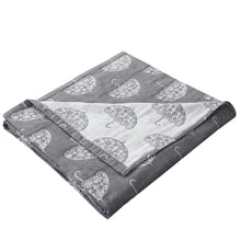 Load image into Gallery viewer, Lightweight Double Layered 100% Cotton Yarn Bed Blanket - Size Extra Full 79&quot; by 90&quot; (Gray)