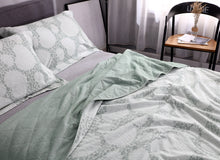 Load image into Gallery viewer, Three Piece 100% Cotton Washed Quilt With 2 Pillow Case Sham Set (Mint, Queen)