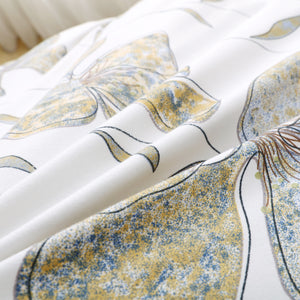 Utlra Soft Floral 3 Piece Reversible Duvet Cover Set with 2 Pillow Shams