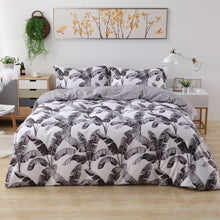 Load image into Gallery viewer, Utlra Soft 5 Piece Reversible Duvet Cover Set with 4 Pillow Shams