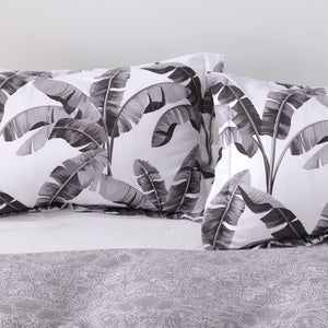 Utlra Soft 5 Piece Reversible Duvet Cover Set with 4 Pillow Shams