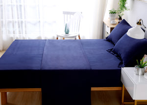 Candid Bedding 4-Piece Essential Sheet Set – Blue